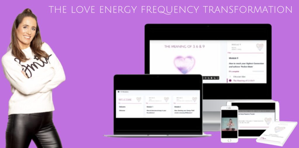 The Love Energy Frequency Program to heal and start your path to self-mastery